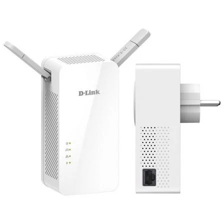 PLC/POWERLINE CON REPETIDOR WiFi D-LINK W611AV AV1000 - 1000MBPS - WiFi AC 1200 MBPS - PLUG AND PLAY - PACK 2 UDS PLC/POWERLINE CON REPETIDOR WiFi D-LINK W611AV AV1000 - 1000MBPS - WiFi AC 1200 MBPS - PLUG AND PLAY - PACK 2 UDS